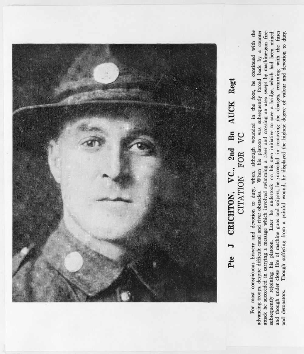 Victoria Cross winner James Crichton. 1914.